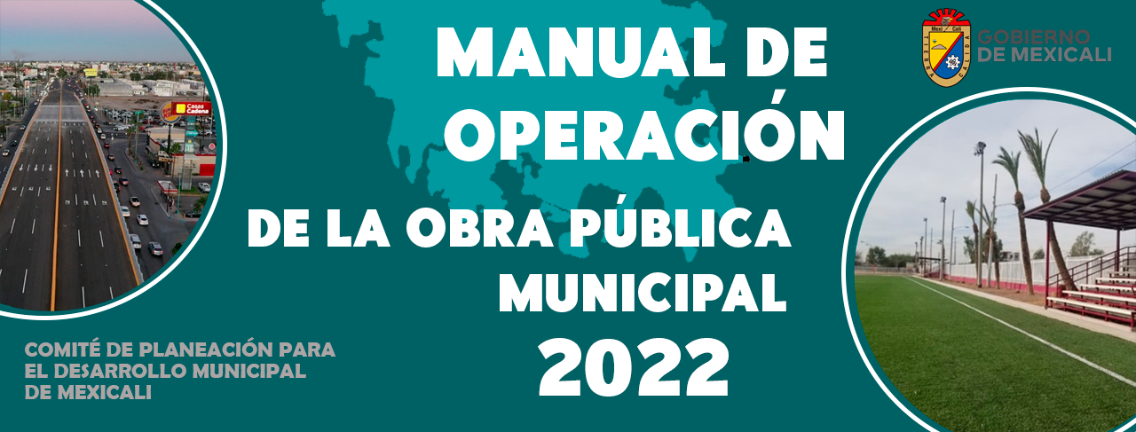 Manual de Operacion de la Obra Publica Municipal